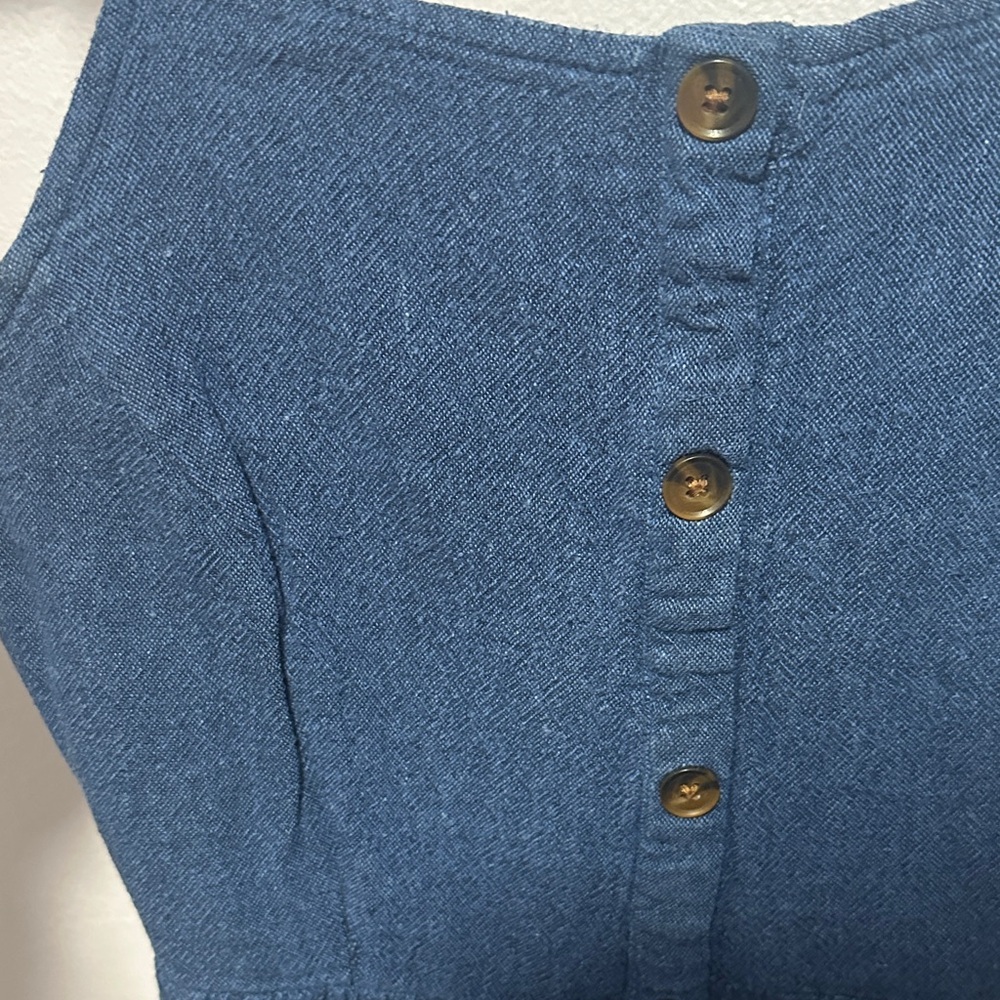 Old Navy Blue Denim style Midi Dress - Picture 4 of 7
